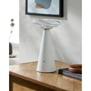 Modern European furniture - Clear Glass Accent Table Lamp - www.oroatrade.com