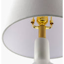 Modern European furniture - Tall Linen Shade Table Lamp - www.oroatrade.com