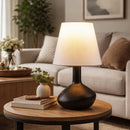 Modern European furniture - Tall Linen Shade Table Lamp - www.oroatrade.com