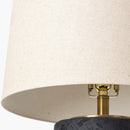 Contract furniture - Black Textured Base Table Lamp - www.oroatrade.com