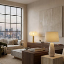 Modern European furniture - Ivory Linen Accent Table Lamp - www.oroatrade.com