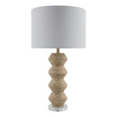 Modern European furniture -  Geometrical Base Linen Table Lamp - www.oroatrade.com