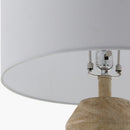 Modern European furniture -  Geometrical Base Linen Table Lamp - www.oroatrade.com