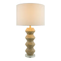 Modern European furniture -  Geometrical Base Linen Table Lamp - www.oroatrade.com