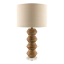 Modern European furniture -  Geometrical Base Linen Table Lamp - www.oroatrade.com
