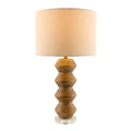 Modern European furniture -  Geometrical Base Linen Table Lamp - www.oroatrade.com