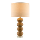 Modern European furniture -  Geometrical Base Linen Table Lamp - www.oroatrade.com
