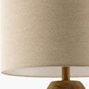 Modern European furniture -  Geometrical Base Linen Table Lamp - www.oroatrade.com