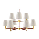 Modern European furniture - Fabric Shade 9-Light Chandelier - www.oroatrade.com