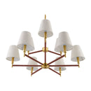 Modern European furniture - Fabric Shade 9-Light Chandelier - www.oroatrade.com