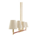Contract furniture - Fabric Shade 4-Light Linear Chandelier - www.oroatrade.com