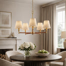 Modern European furniture - Gold Armed Chandelier - www.oroatrade.com