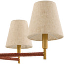 Modern European furniture - Gold Armed Chandelier - www.oroatrade.com