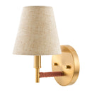 Modern European furniture -  Gold Armed Wall Lamp - www.oroatrade.com