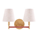 Contract furniture - Fabric Shade 2-Light Wall Lamp - www.oroatrade.com