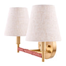 Contract furniture - Fabric Shade 2-Light Wall Lamp - www.oroatrade.com