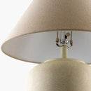 Contract furniture - Antiqued White Ceramic Table Lamp - www.oroatrade.com