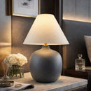 Modern European furniture - Empire Linen Shade Table Lamp - www.oroatrade.com