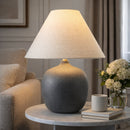 Modern European furniture - Empire Linen Shade Table Lamp - www.oroatrade.com