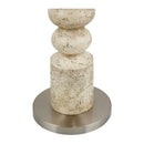 Contract furniture - Cream Layered Base Floor Lamp - www.oroatrade.com
