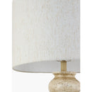 Contract furniture - Cream Layered Base Floor Lamp - www.oroatrade.com