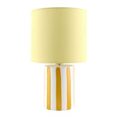 Modern European furniture - Striped Ceramic Linen Table Lamp - www.oroatrade.com