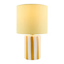 Modern European furniture - Striped Ceramic Linen Table Lamp - www.oroatrade.com