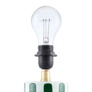 Modern European furniture - Striped Ceramic Linen Table Lamp - www.oroatrade.com