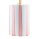Modern European furniture - Striped Ceramic Linen Table Lamp - www.oroatrade.com