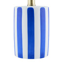 Modern European furniture - Striped Ceramic Linen Table Lamp - www.oroatrade.com