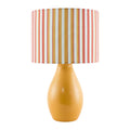 Modern European furniture - Striped Linen Ceramic Table Lamp - www.oroatrade.com