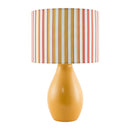 Modern European furniture - Striped Linen Ceramic Table Lamp - www.oroatrade.com