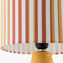 Modern European furniture - Striped Linen Ceramic Table Lamp - www.oroatrade.com