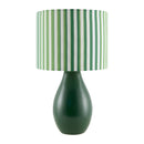 Modern European furniture - Striped Linen Ceramic Table Lamp - www.oroatrade.com