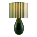 Modern European furniture - Striped Linen Ceramic Table Lamp - www.oroatrade.com