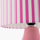 Modern European furniture - Striped Linen Ceramic Table Lamp - www.oroatrade.com