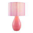 Modern European furniture - Striped Linen Ceramic Table Lamp - www.oroatrade.com