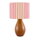 Modern European furniture - Striped Linen Ceramic Table Lamp - www.oroatrade.com