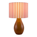 Modern European furniture - Striped Linen Ceramic Table Lamp - www.oroatrade.com