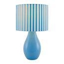 Modern European furniture - Striped Linen Ceramic Table Lamp - www.oroatrade.com