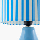 Modern European furniture - Striped Linen Ceramic Table Lamp - www.oroatrade.com