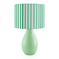 Modern European furniture - Striped Linen Ceramic Table Lamp - www.oroatrade.com
