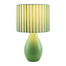 Modern European furniture - Striped Linen Ceramic Table Lamp - www.oroatrade.com