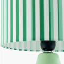 Modern European furniture - Striped Linen Ceramic Table Lamp - www.oroatrade.com