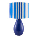 Modern European furniture - Striped Linen Ceramic Table Lamp - www.oroatrade.com
