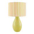 Modern European furniture - Striped Linen Ceramic Table Lamp - www.oroatrade.com