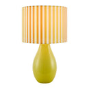 Modern European furniture - Striped Linen Ceramic Table Lamp - www.oroatrade.com