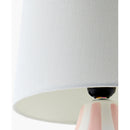 Modern European furniture - Hand-painted Striped Ceramic Table Lamp - www.oroatrade.com