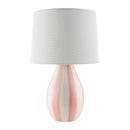 Modern European furniture - Hand-painted Striped Ceramic Table Lamp - www.oroatrade.com
