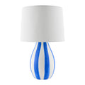 Modern European furniture - Hand-painted Striped Ceramic Table Lamp - www.oroatrade.com